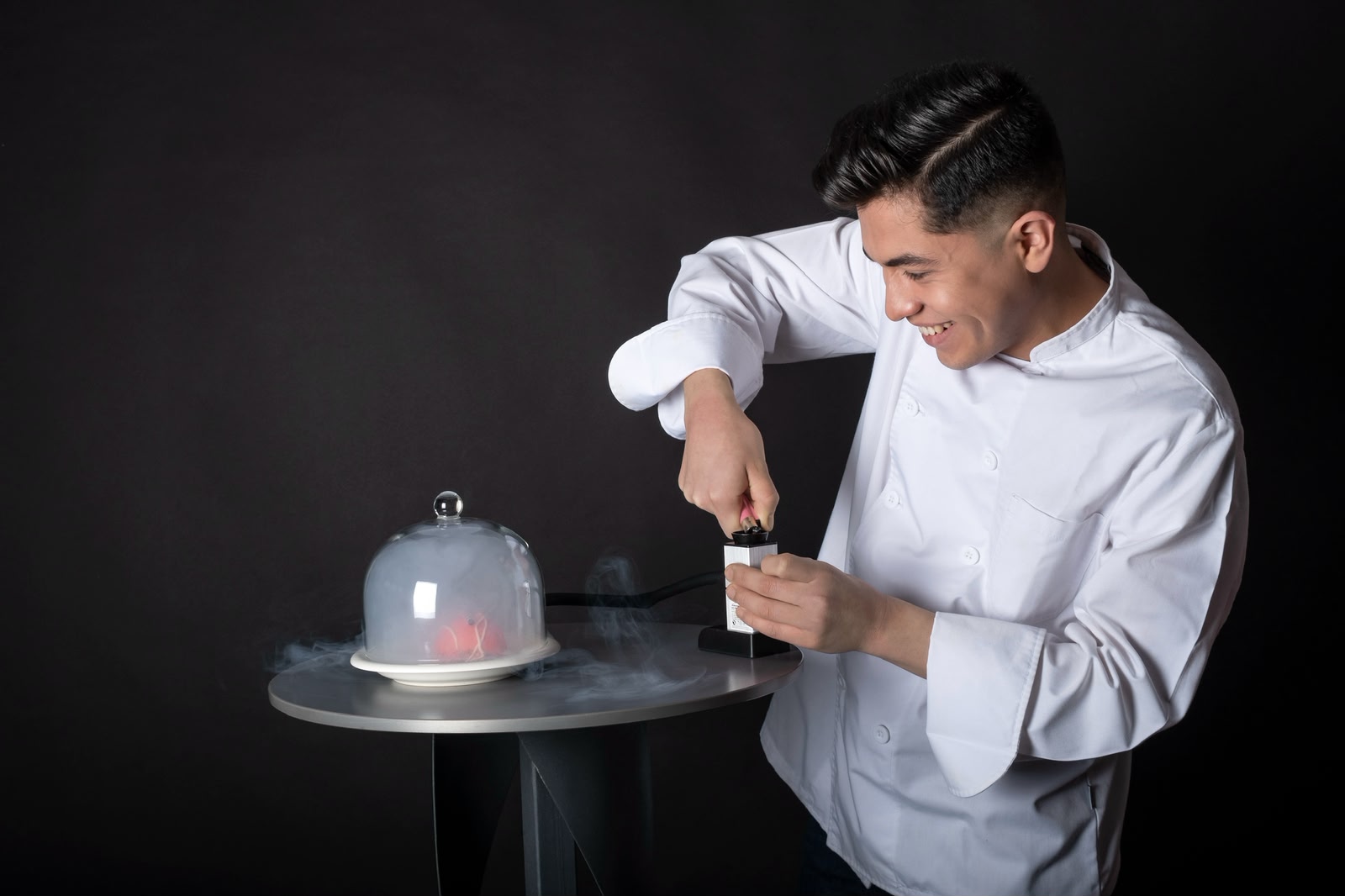Chef preparando una experiencia sensorial